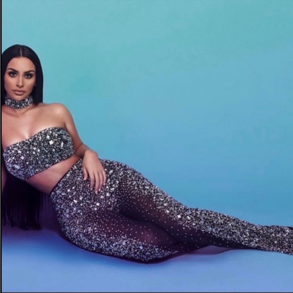 INSO CARLI BYBEL X MISGUIDED EMBELLISHED OUTFIT